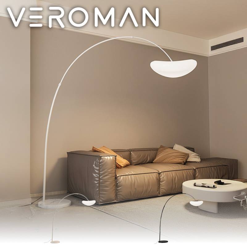 VeroMan ライト フロアライト 大理石ベース ビーンズ型 卵形 スタンド