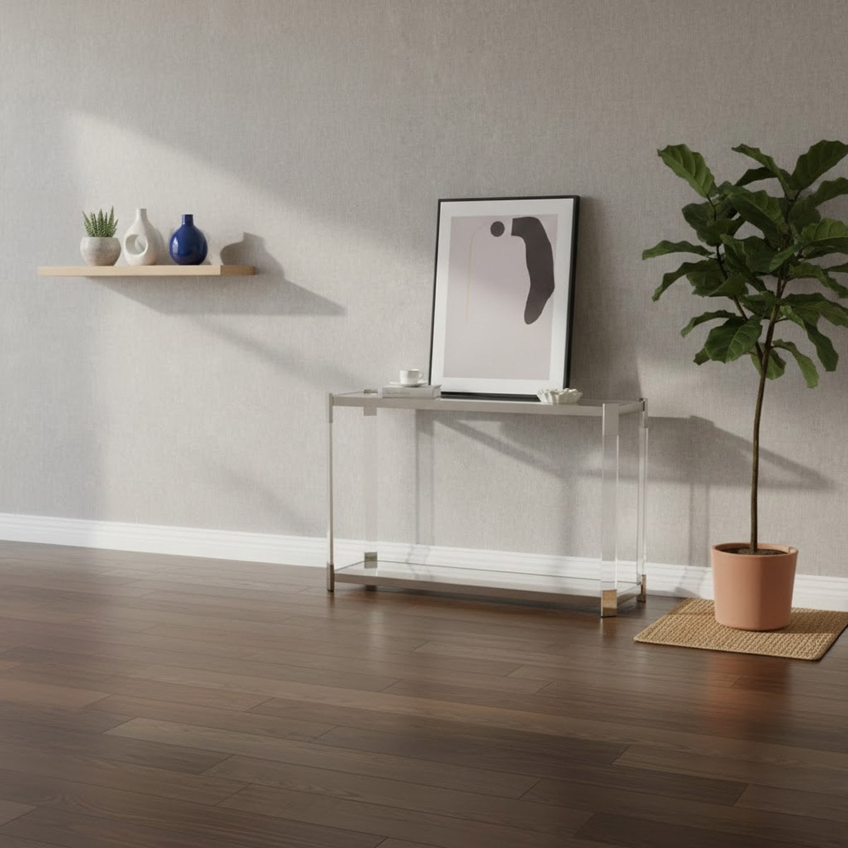 シルバー 130x40x80cm] VeroMan ハイテーブル カウンターテーブル