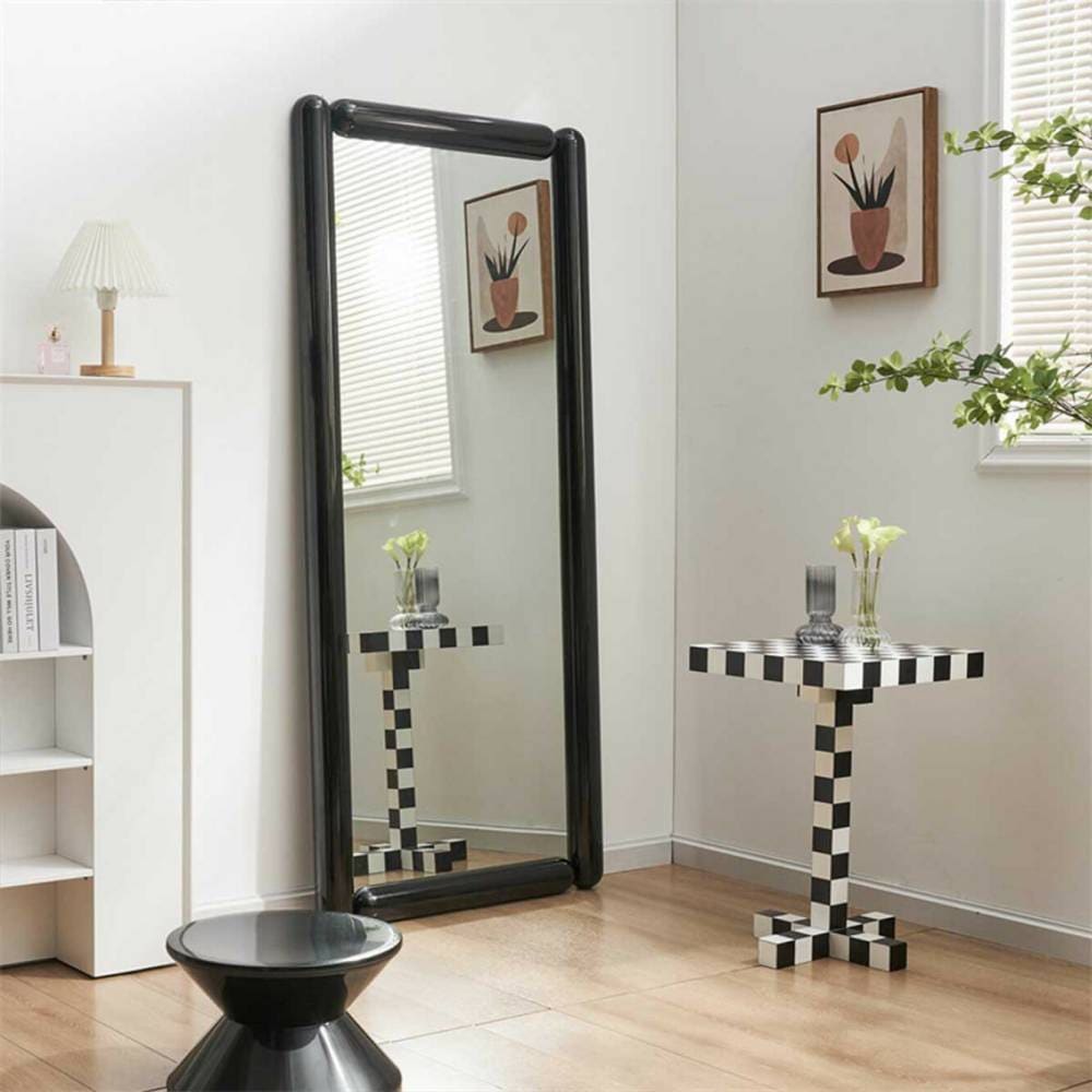 VeroMan 鏡 姿見 ミラー 大きい ガラス プラスチック アンティーク シンプル キュート モダン レトロ 韓国インテリア 