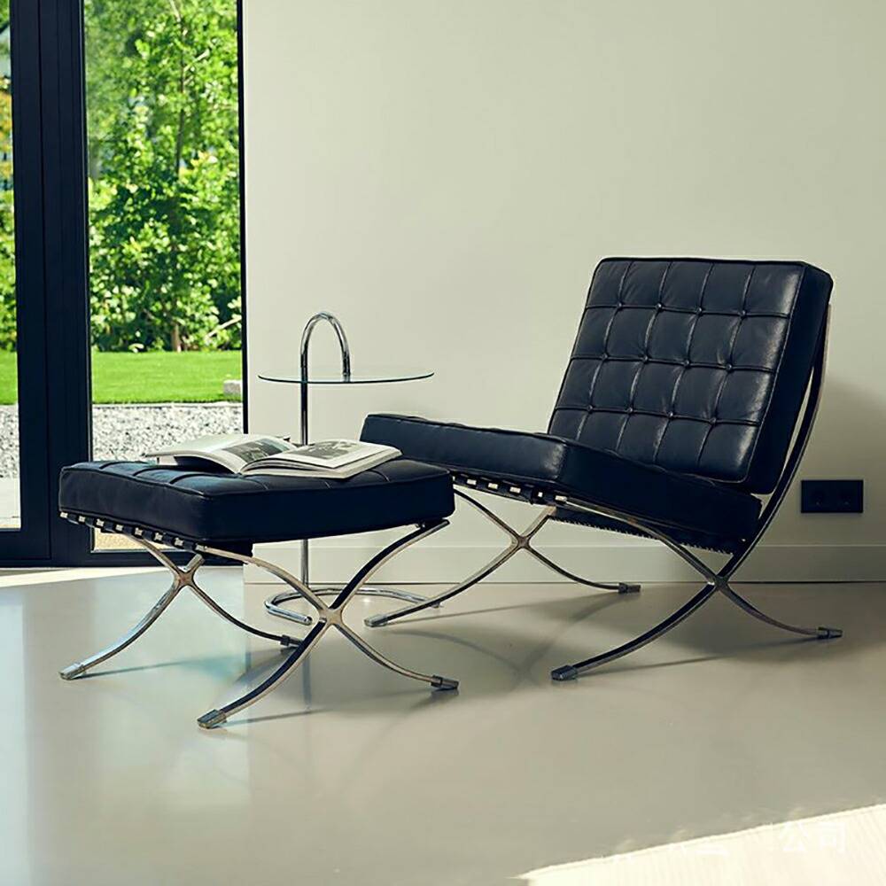 [オットマンのみ] VeroMan バルセロナチェア オットマン 脚置き ふわふわ心地よい座り心地 スツール スチールスツール PUレザーオットマン 一人掛け 椅子 リビングやソファサイドにぴったりのリラックスチェア PU レザー ステッチ 韓国インテリ [65cm×58×42cm]