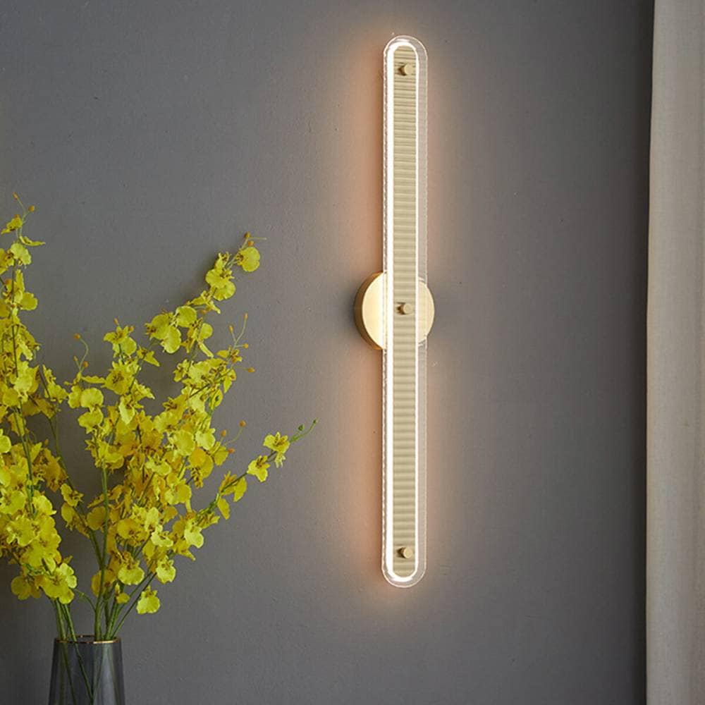 [80cm] VeroMan ウォールライト スリムなライン 壁掛け ライト 間接照明 アクセントに最適 モダン レトロ シンプル 韓国インテリア ※要配線工事