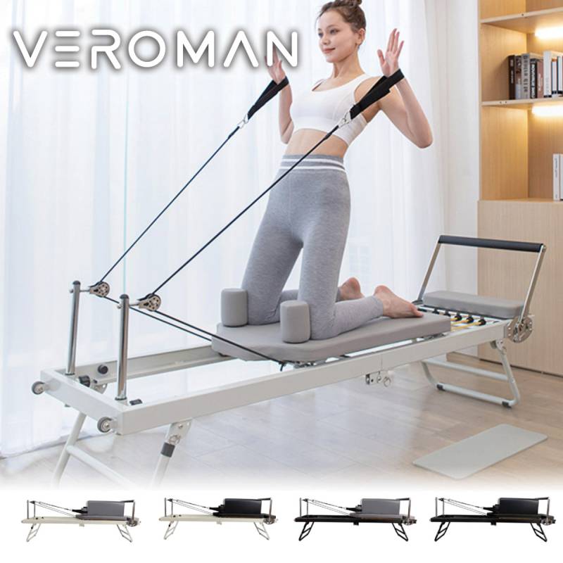 VeroMan 折りたたみ式 ピラティスマシン リフォーマー スチール