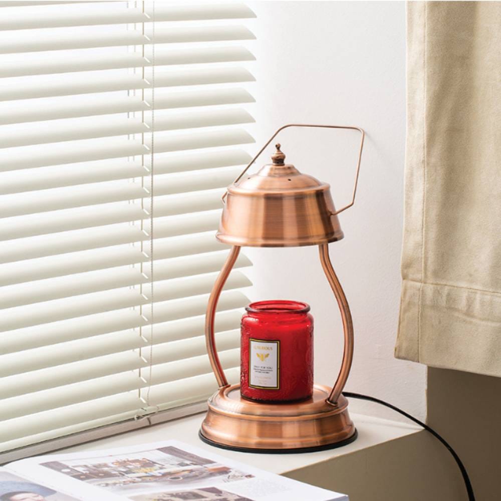 VeroMan ランタン風 キャンドルウォーマー ライト インダストリアルデザイン テーブルランプ 温もり照明 癒しの空間演出 韓国インテリア 