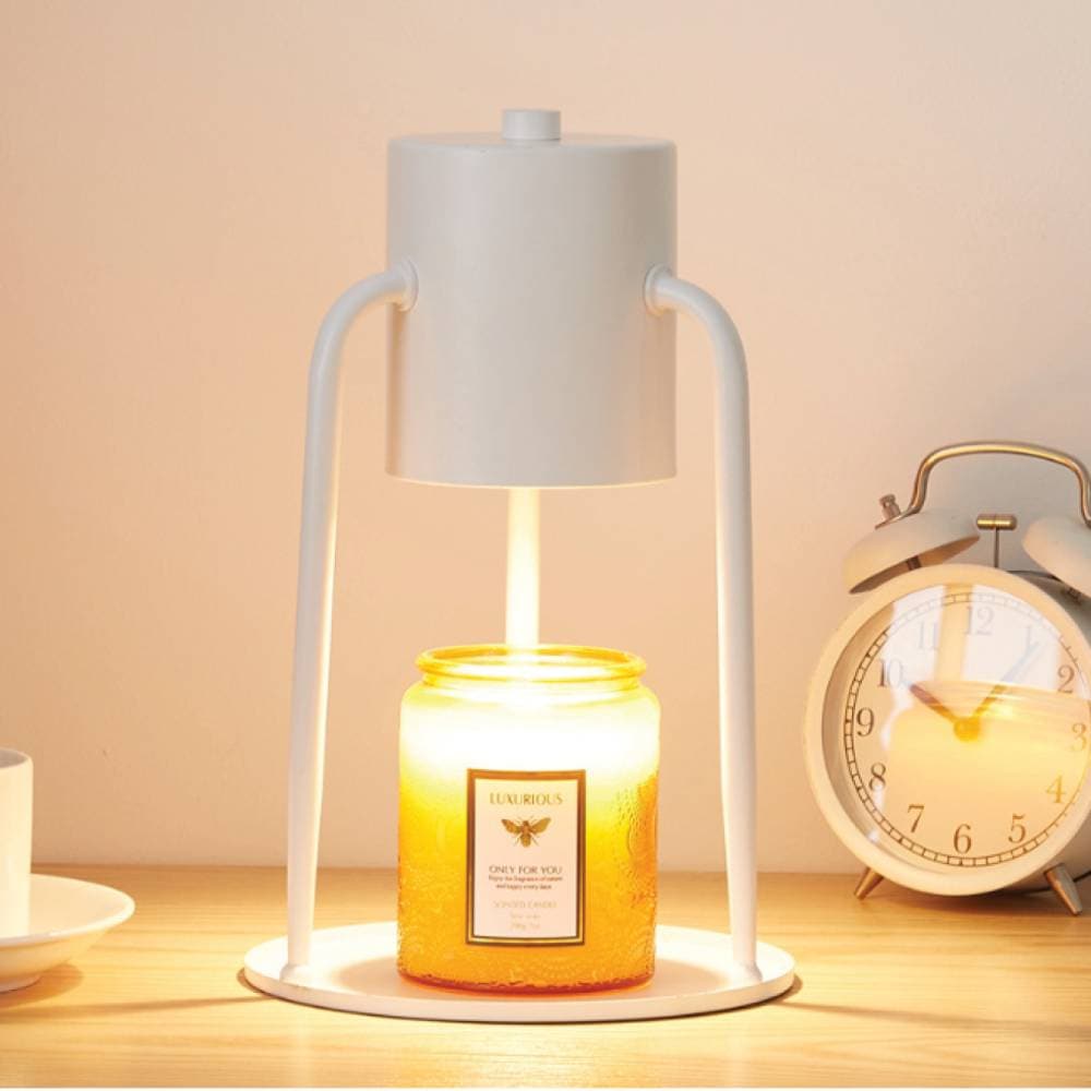 VeroMan キャンドルウォーマー ランプ ライト 香る照明 香りが広がる テーブルランプ 調光 インテリアライト ムードランプ レトロ アンティーク 韓国インテリア
