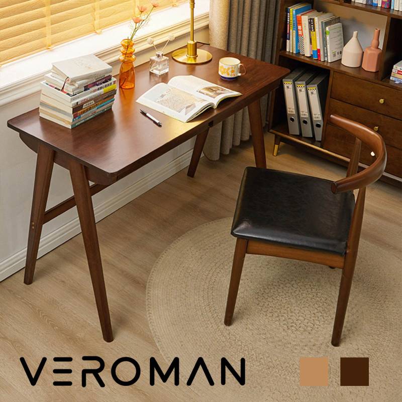 幅80cm] VeroMan 勉強机 木製テーブル デスク 作業台 木製 レトロ