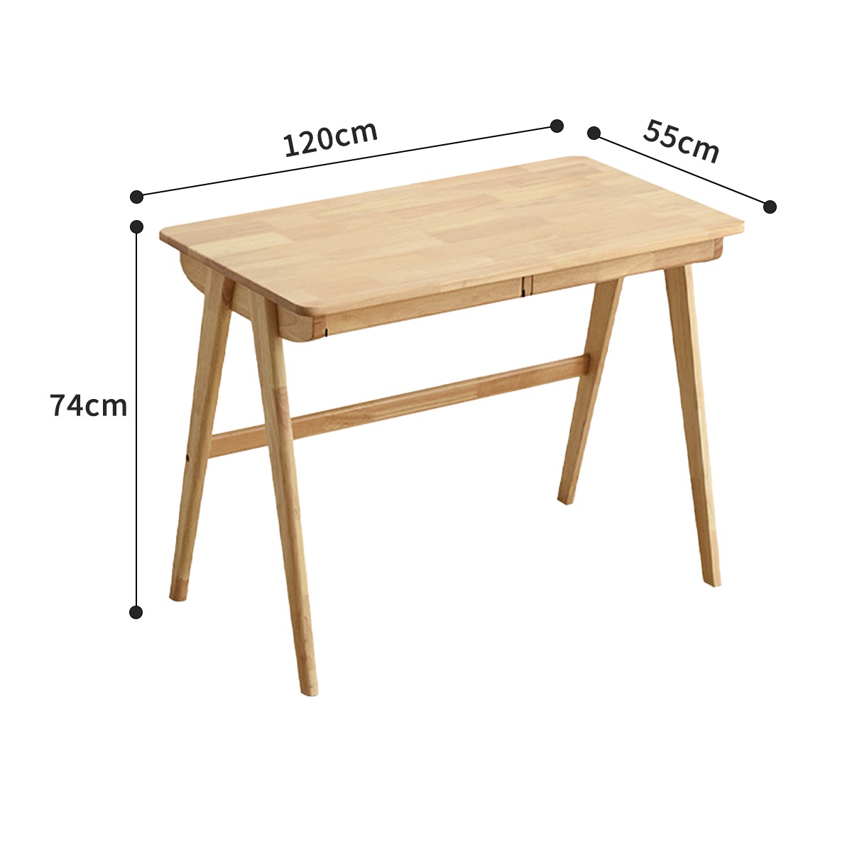 幅120cm] VeroMan 勉強机 木製テーブル デスク 作業台 木製 レトロ