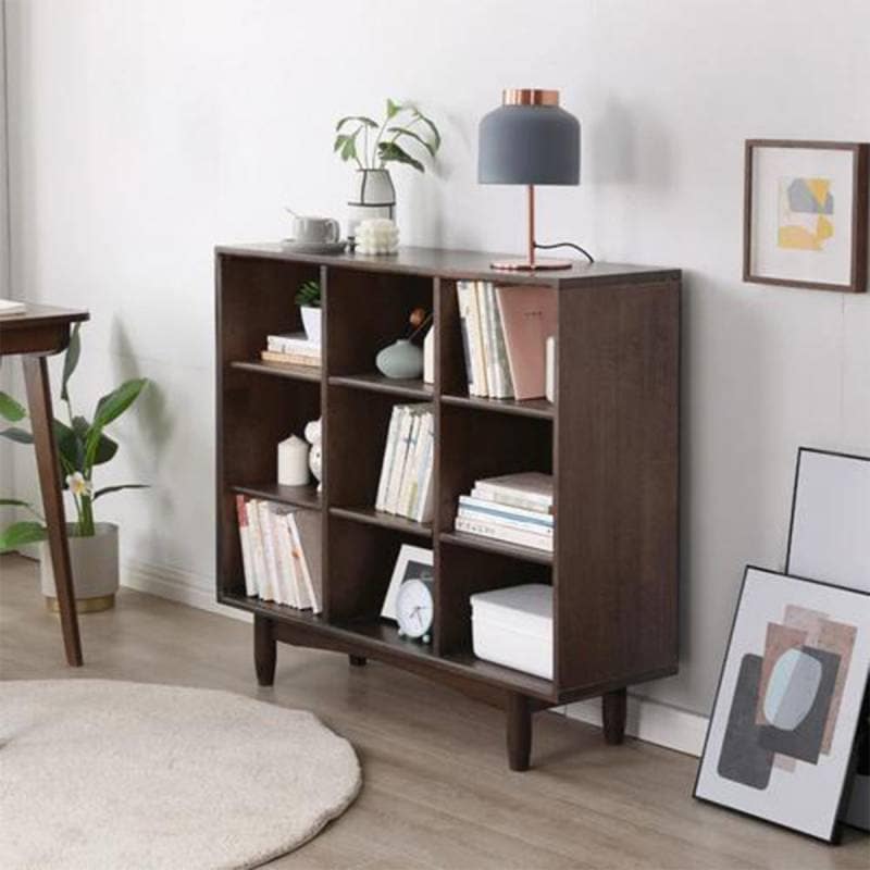 棚9分割] VeroMan 3x3 棚 ラック 収納棚 正方形 四角 木製 モダン