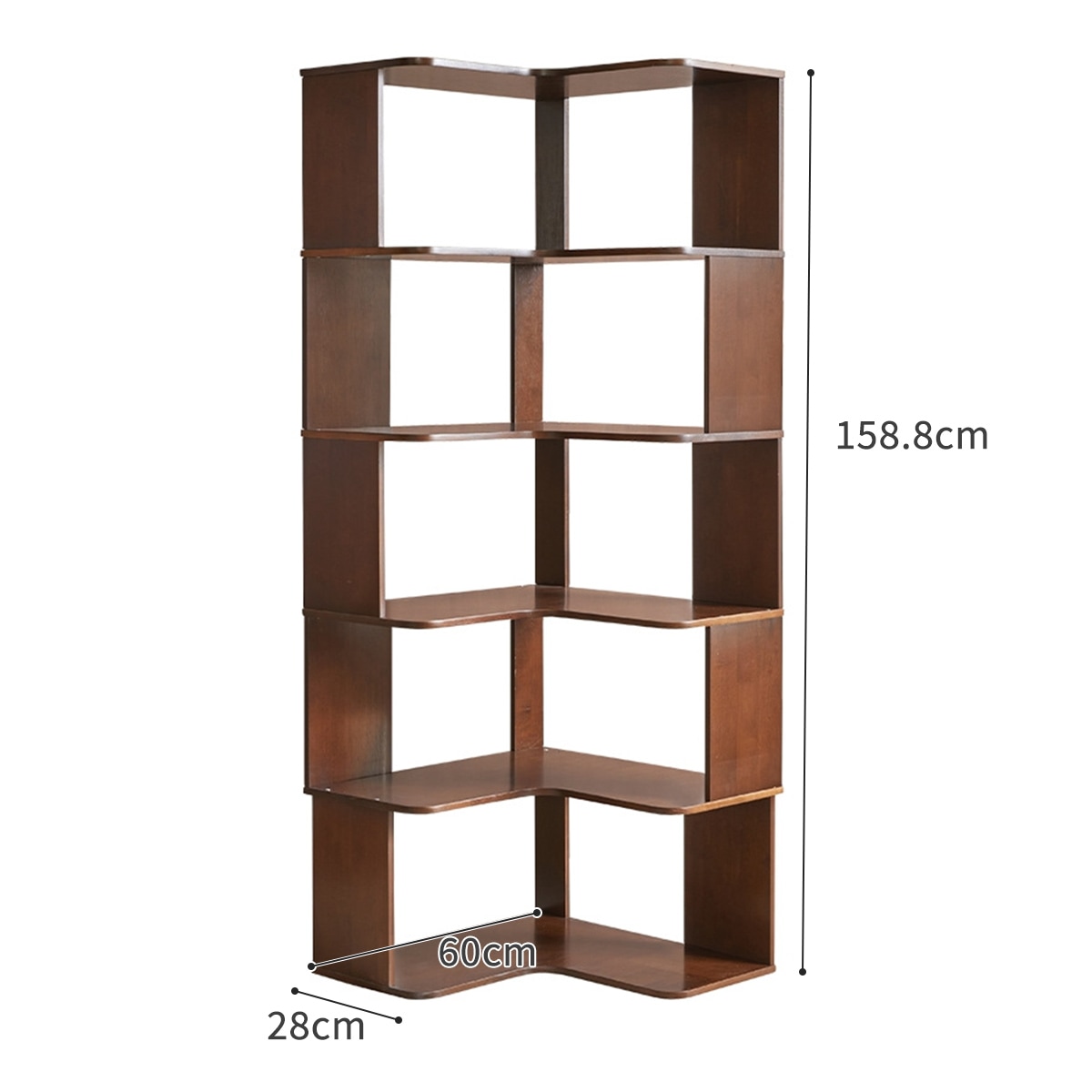 棚10分割] VeroMan 5x5 角 コーナーラック コーナー 棚 ラック 収納棚