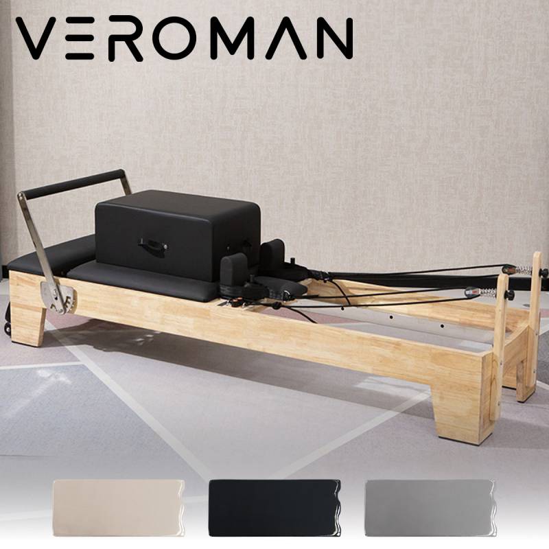 VEROMAN ピラティスマシン 木製 グレー VeroMan ピラティス ピラティスマシン パーツ 補助パッド 木製