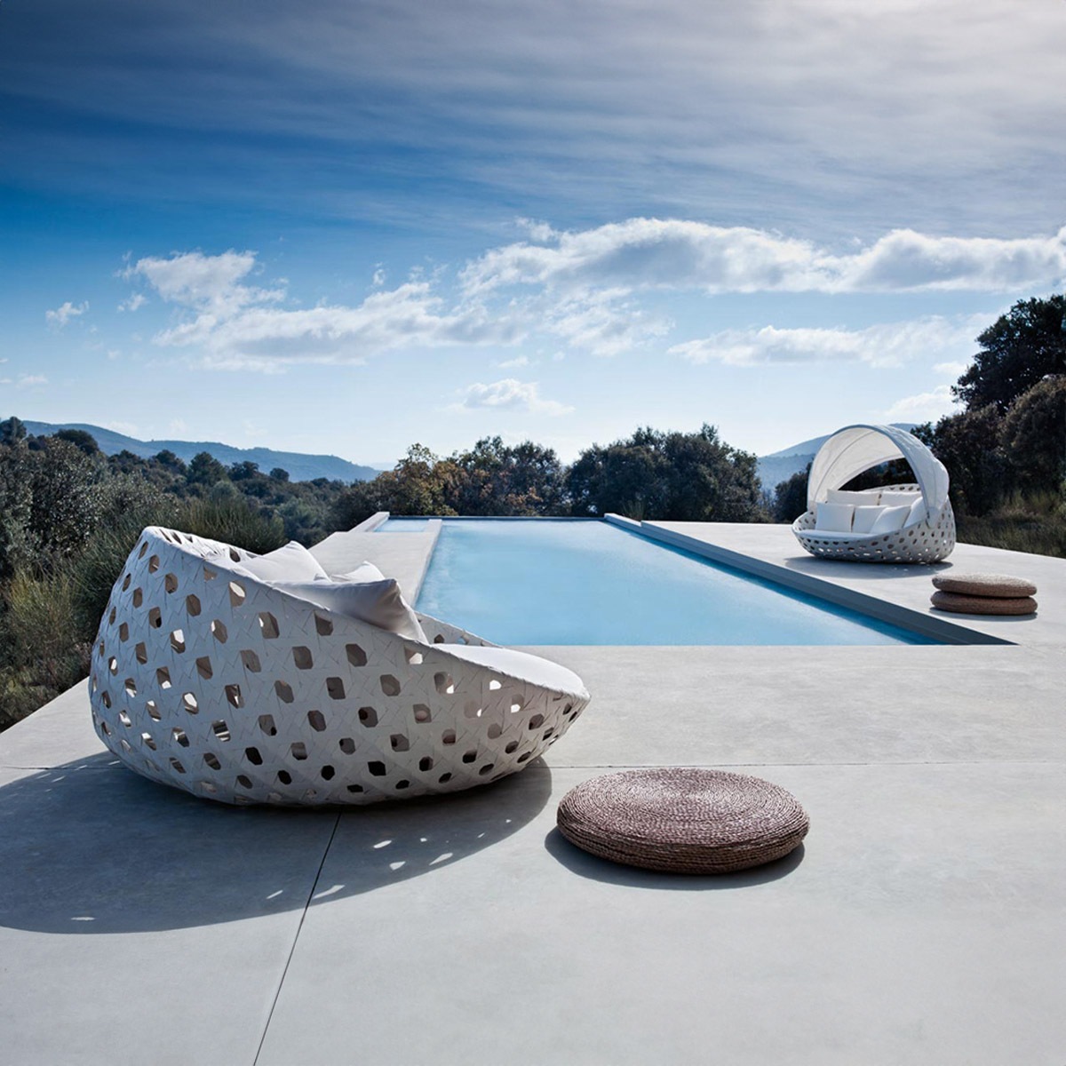 直径1.6m 日除けなし] ベッドソファ ソファ ベッド デイベッド グラン