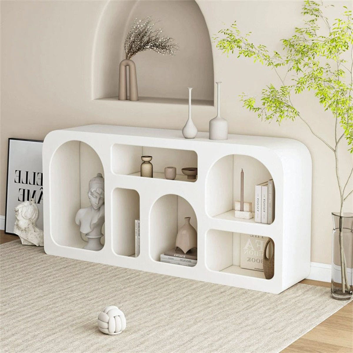 160cm VeroMan マントルピース シェルフ ホワイト 韓国【完成品】 160cm] VeroMan マントルピース シェルフ ホワイト 白 ディスプレイ