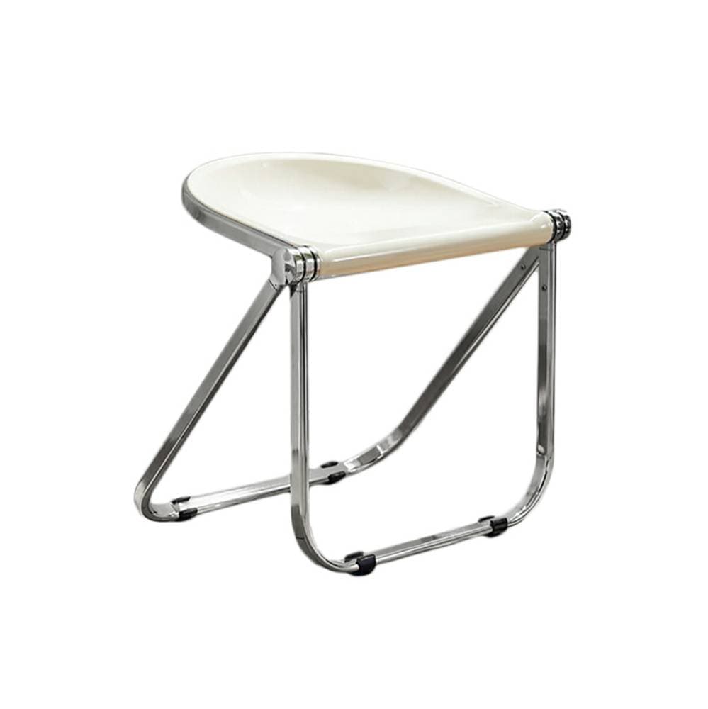 VeroMan フレームチェア 折りたたみ椅子 パイプ椅子 韓国インテリア 韓国クリア家具 北欧 レトロ 室内 屋外 幅55×奥行44×高さ47cm