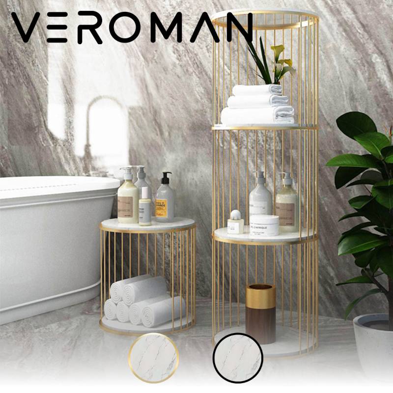 1段] VeroMan ラウンドラック 丸型デザインでベッドサイドにぴったり