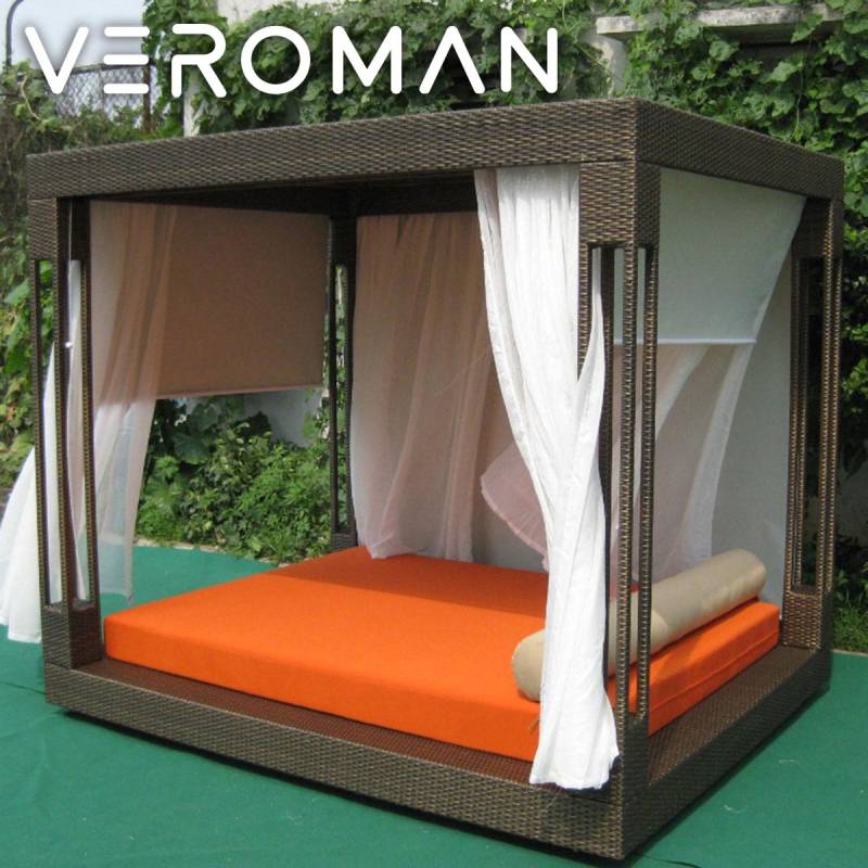 VeroMan ソファベッド プールサイドベッド アウトドアソファベッド アウトドアベッド カウチ 屋外 プールサイド 韓国インテリア 韓国家具 [横幅200cm 高さ200cm]