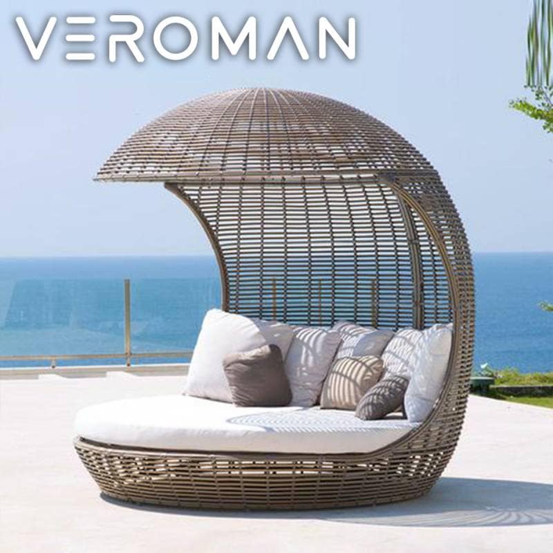 VeroMan ソファベッド プールサイドベッド アウトドアソファ アウトドアベッド カウチ アウトドア プールサイド 韓国インテリア 韓国家具 [横幅180cm 高さ230cm]