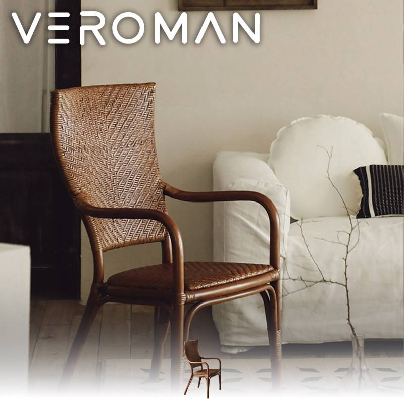 VeroMan チェア ダイニングチェア パーソナルチェア 椅子 ラタン 藤 