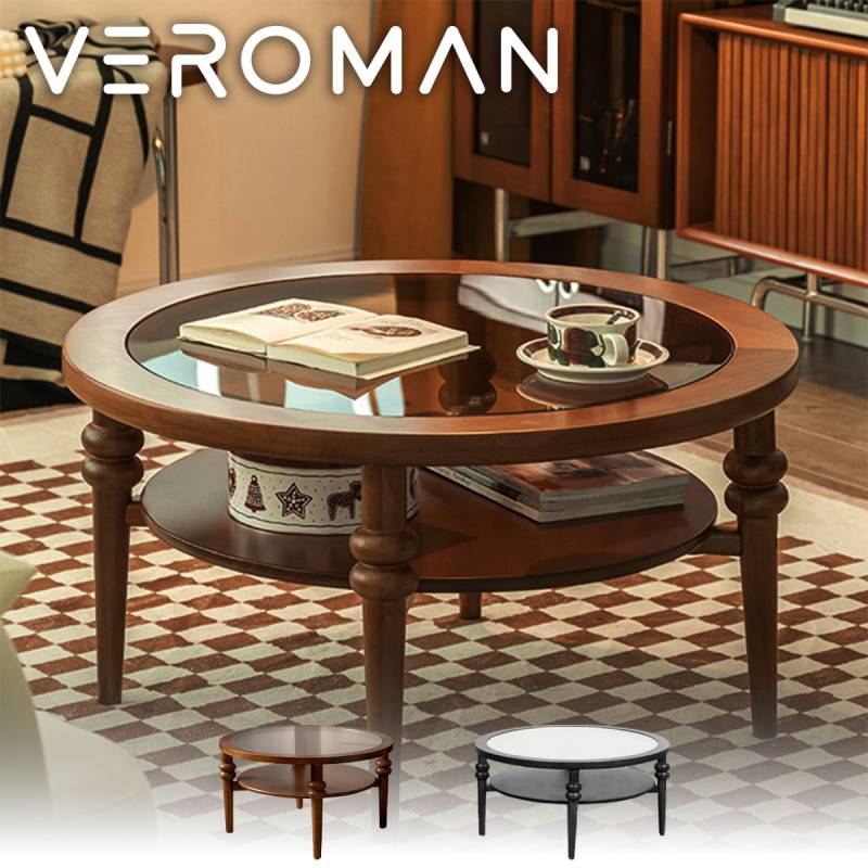 VeroMan 円卓 テーブル ダイニングテーブル リビングテーブル ちゃぶ台