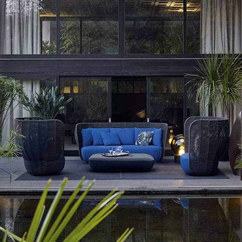 VeroMan チェア 椅子 ソファ アウトドア インドア 屋外 室内 プールサイド 庭 韓国インテリア[幅200X奥行85X高さ85cm]