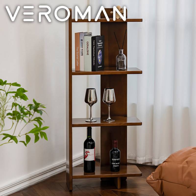 VeroMan 収納棚 棚 収納ラック ラック 4段ラック 見せる収納 本棚 本