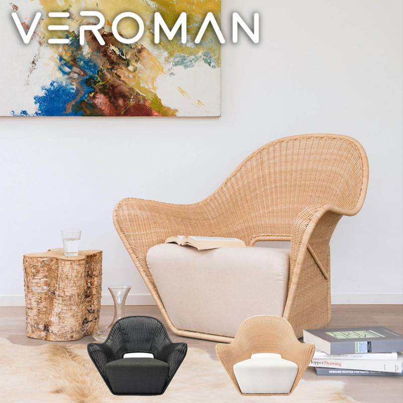 VeroMan 椅子 ソファ チェア アウトドア インドア 屋外 室内 プールサイド 庭 韓国インテリア[幅83x高さ98cm]