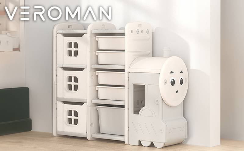 96cm] VeroMan キッズ 収納ラック 車 子供用 引き出し おもちゃ 収納