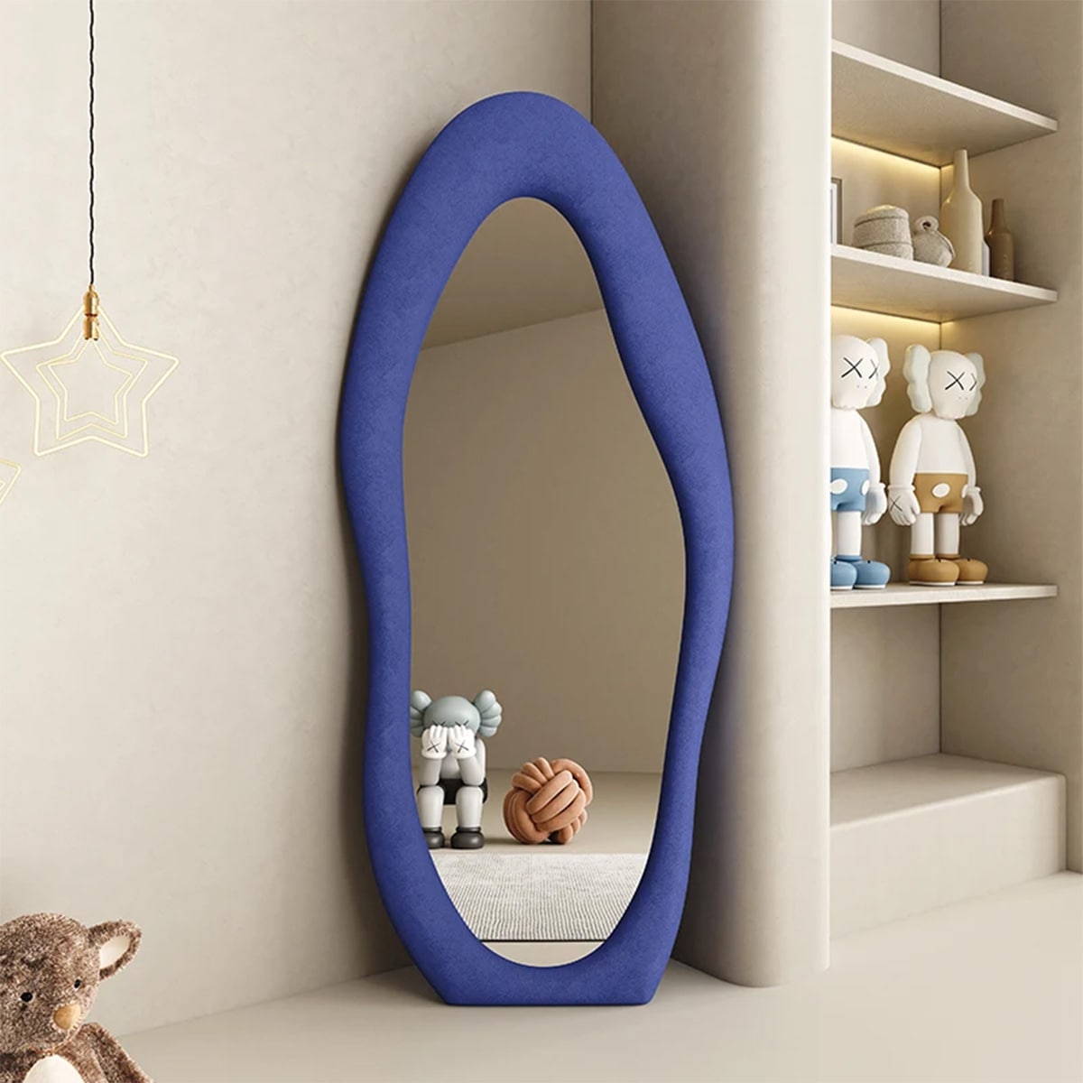 VeroMan ミラー 鏡 壁掛けミラー 姿見 全身鏡 アンティーク ビンテージ