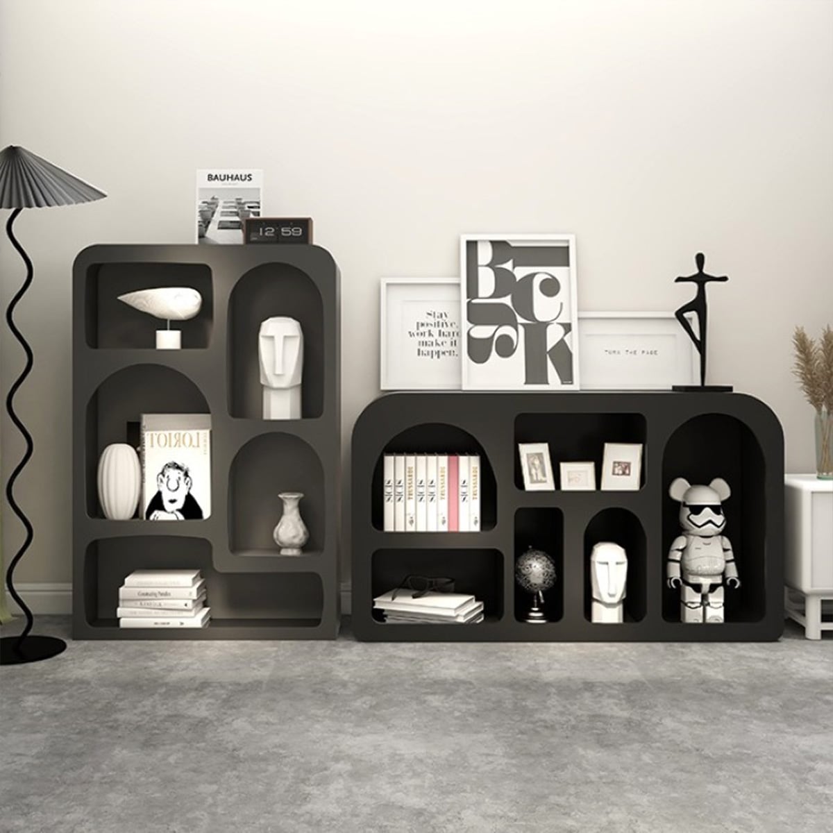 高さ120cm] VeroMan 大きな マントルピース シェルフ ディスプレイ