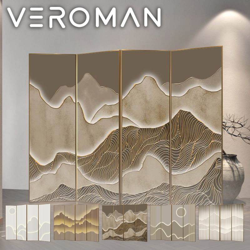 VeroMan 屏風 パーテーション クロスパーテーション 折りたたみ 和風