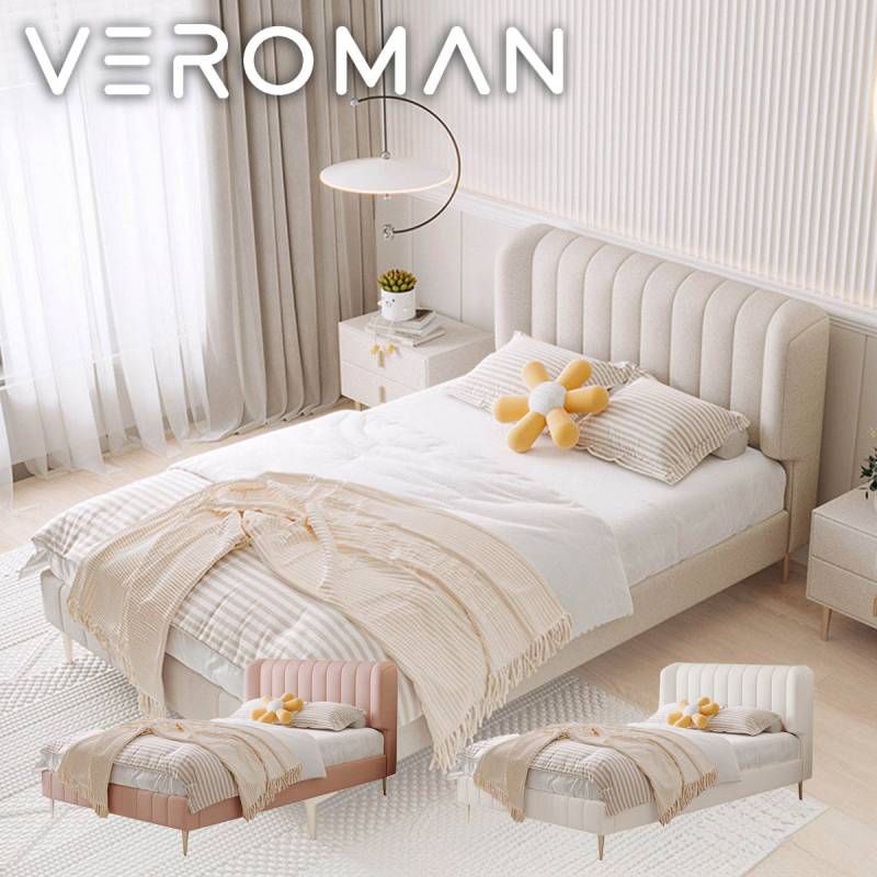 セミダブル] VeroMan 柔らかく包み込む ボリュームヘッドボード付き