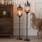 オリジナル仕様　Molds ランタンスタンド ヴィンテージカラー 2個セット] VeroMan クラシカルランタンスタンド アンティークデザイン