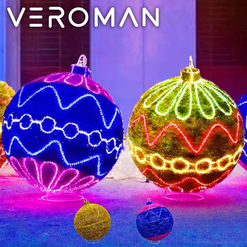200cm] VeroMan 大型球形LEDオーナメント 球形LED ビッグボール