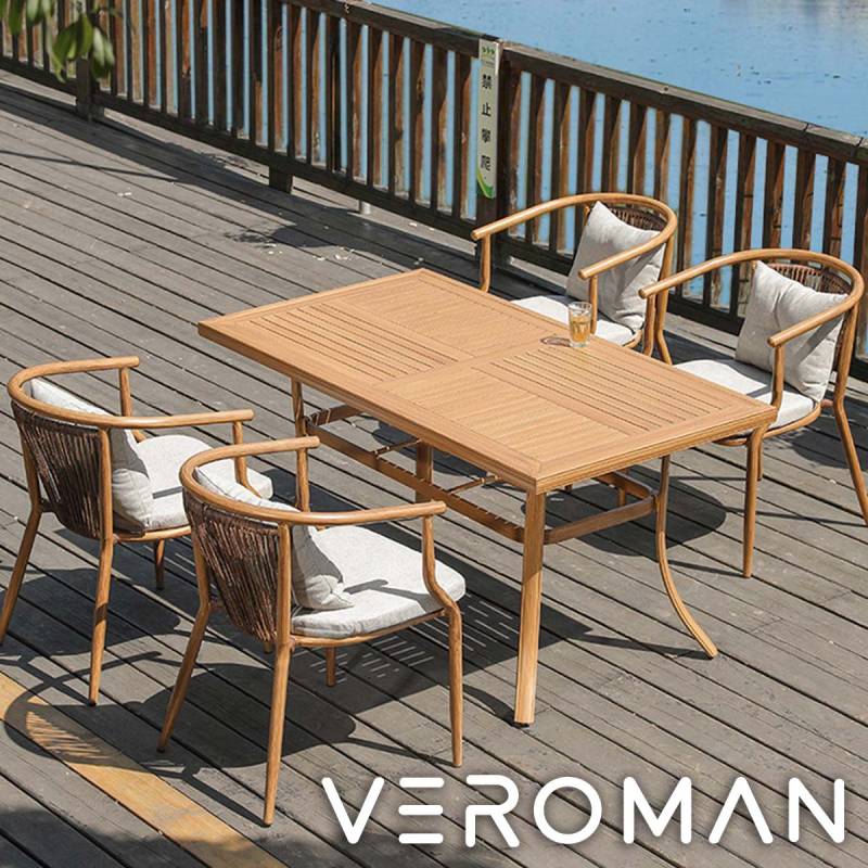 長方形・椅子4脚] VeroMan テーブルセット アウトドア用品 アウトドア