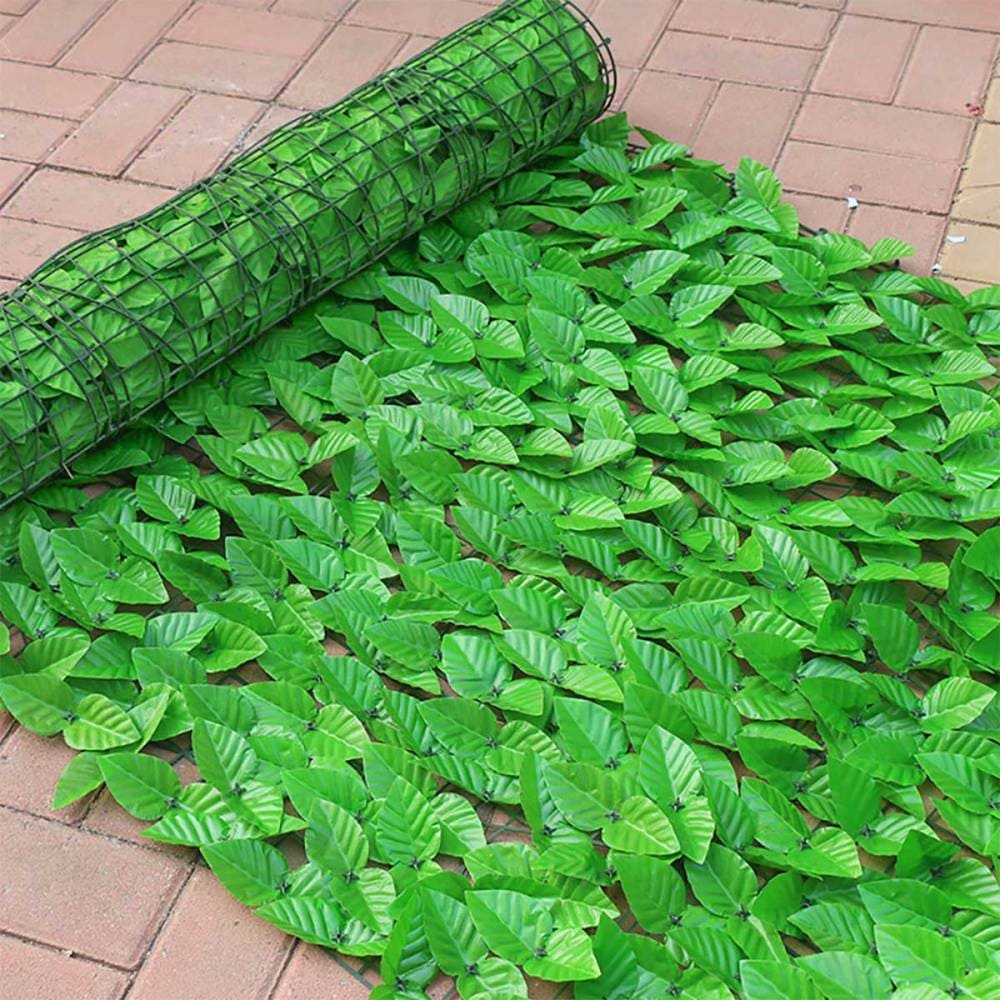 [1m×10m] VeroMan グリーンフェンス 人工観葉 ガーデンフェンス 目隠し 緑のカーテン ベランダ ハードネットタイプ 日よけ サンシェード
