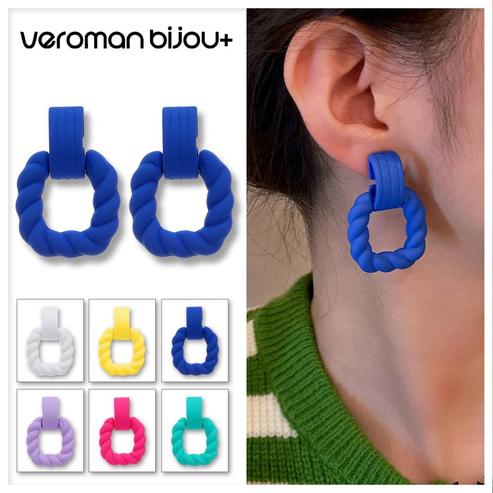VeroMan BIJOU＋ 両耳用 パール ピアス ゴールド ぶら下がり レディース ファッションジュエリー フープピアス 上品 ヴィンテージ風 韓国アクセサリー