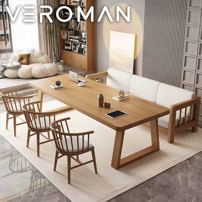 VeroMan 多用途テーブル モダンデザイン 学習机 ダイニングテーブル