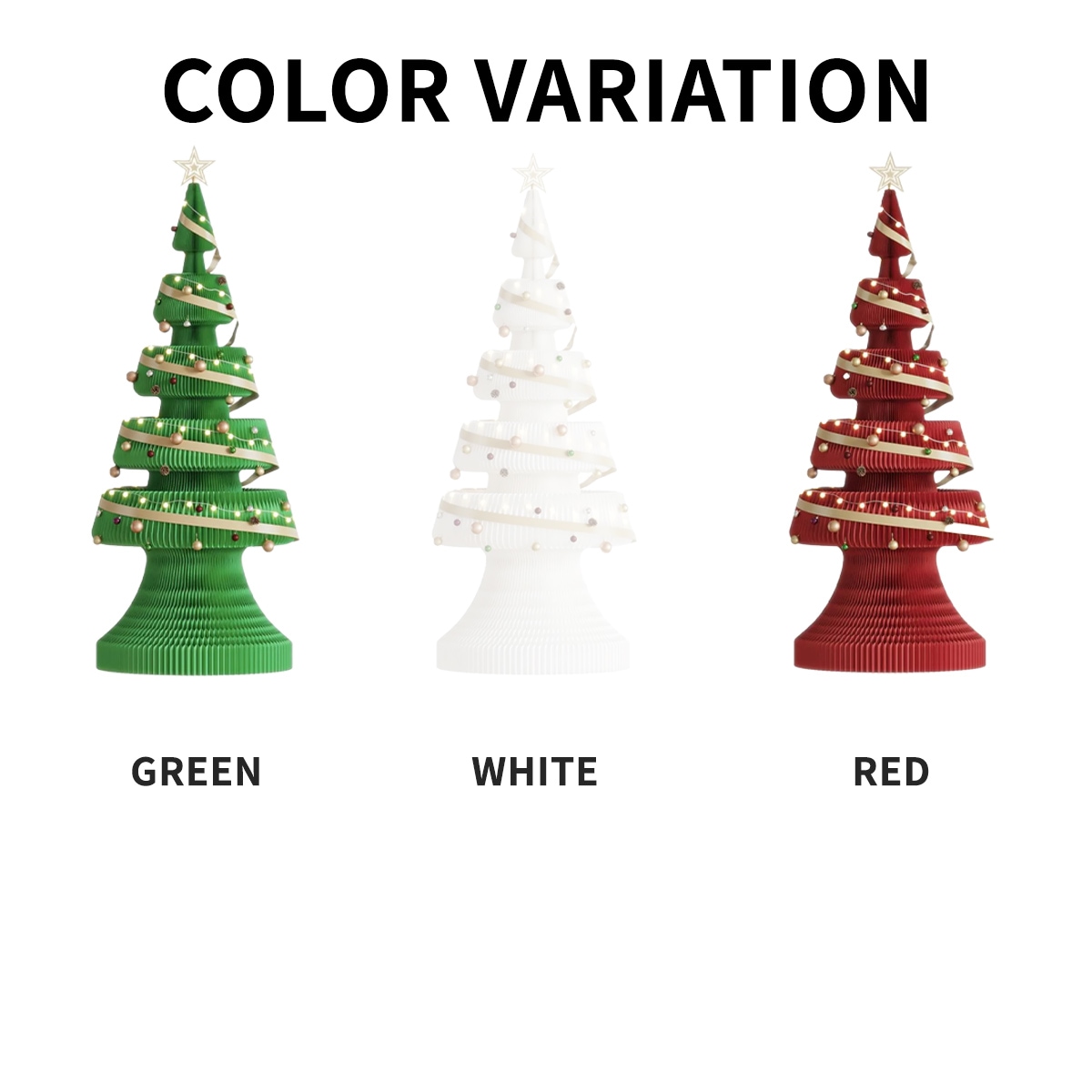200cm] VeroMan クリスマスツリー 折りたたみ紙製クリスマスツリー