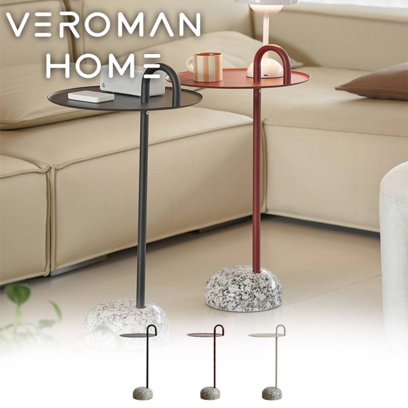 VeroMan サイドテーブル テーブル 高級感あふれるソファ用サイド