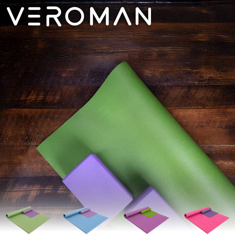 VeroMan 特大ヨガマット 200×130cm TPE 10mm厚 ワイドサイズ 防音 滑り