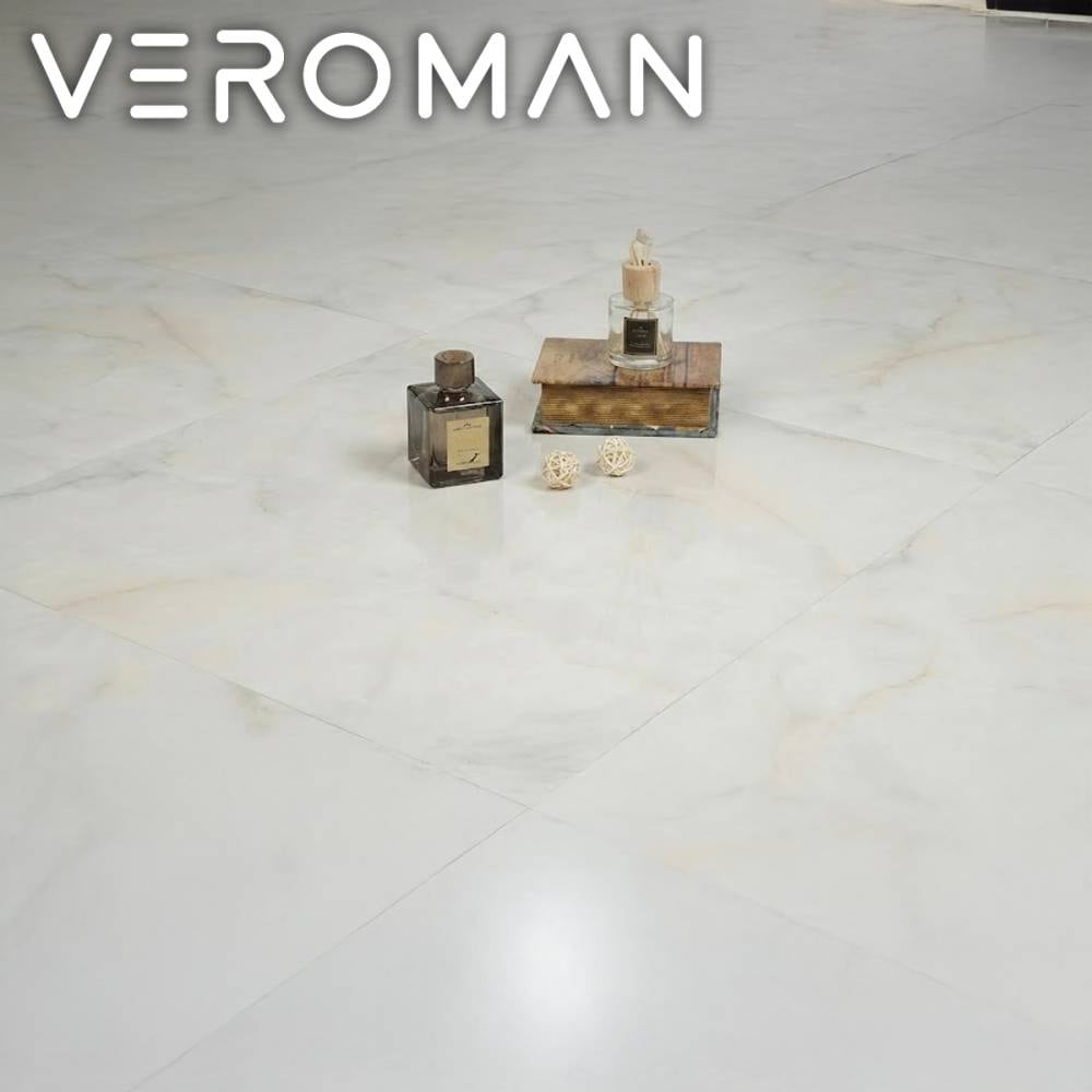 VeroMan PVCフロアシートコンクリート床に直接施工可能 防水仕様家庭用 厚手プラスチック床材自己粘着式 韓国インテリア1箱（30枚入り）（61cmx61cmx0.18cm）