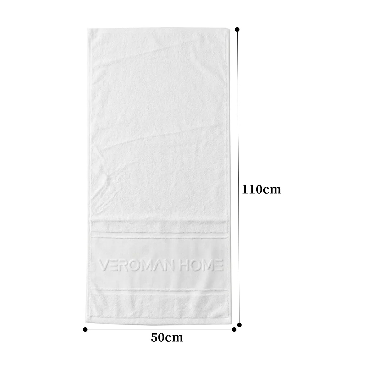 50cm×110cm・3枚入り] VeroMan バスタオル ホテル仕様 高級 綿100