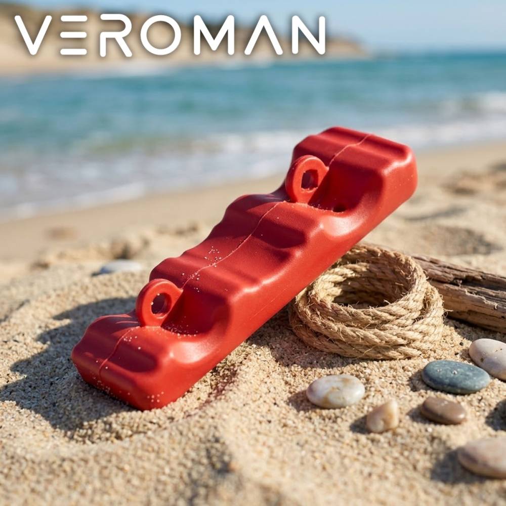 VeroMan 浮橋用フェンダー 船舶保護 防舷材 浮桟橋 ポンツーン マリーナ 接岸保護 係留設備 衝撃吸収 耐候性 耐摩耗性 海上設備 ボート用品 港湾設備 安全対策 業務用 レジャー用 [100x28x16cm]