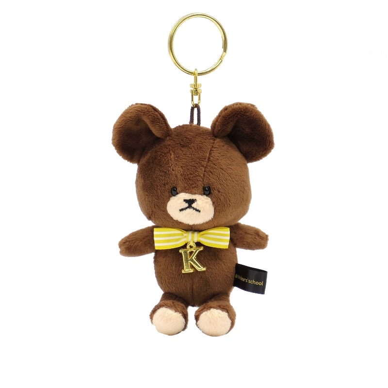 【新春セール20％OFF】くまのがっこう イニシャルマスコット Ｋ【1月20日10時～2月20日16時まで】