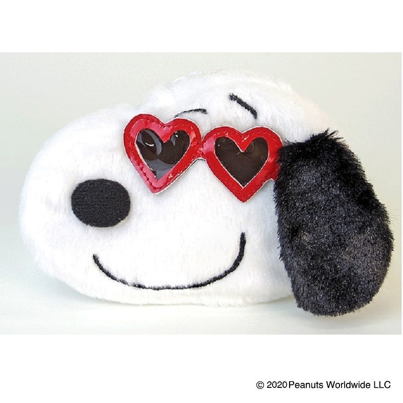 PEANUTS　スヌーピー ハートグラス ミニフェイスポーチ