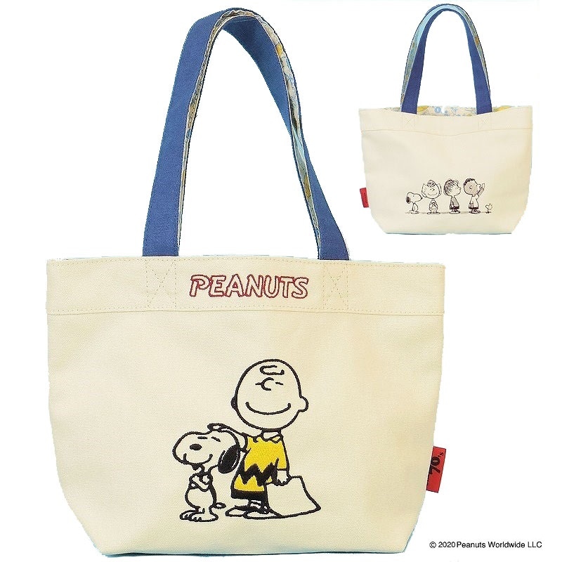 PEANUTS　スヌーピー ミニトート ７０’ｓ