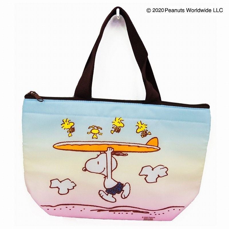 PEANUTS　保冷保温ミニトート スヌーピー サーフ