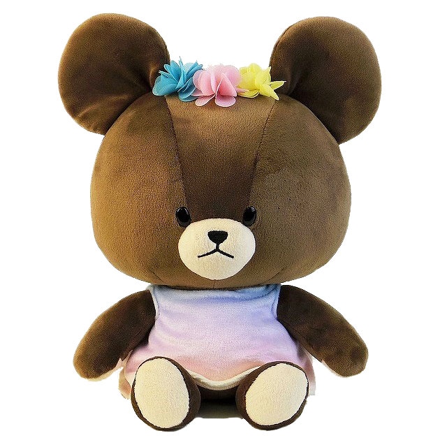 くまのがっこう やわらかぬいぐるみＭ グラデーション
