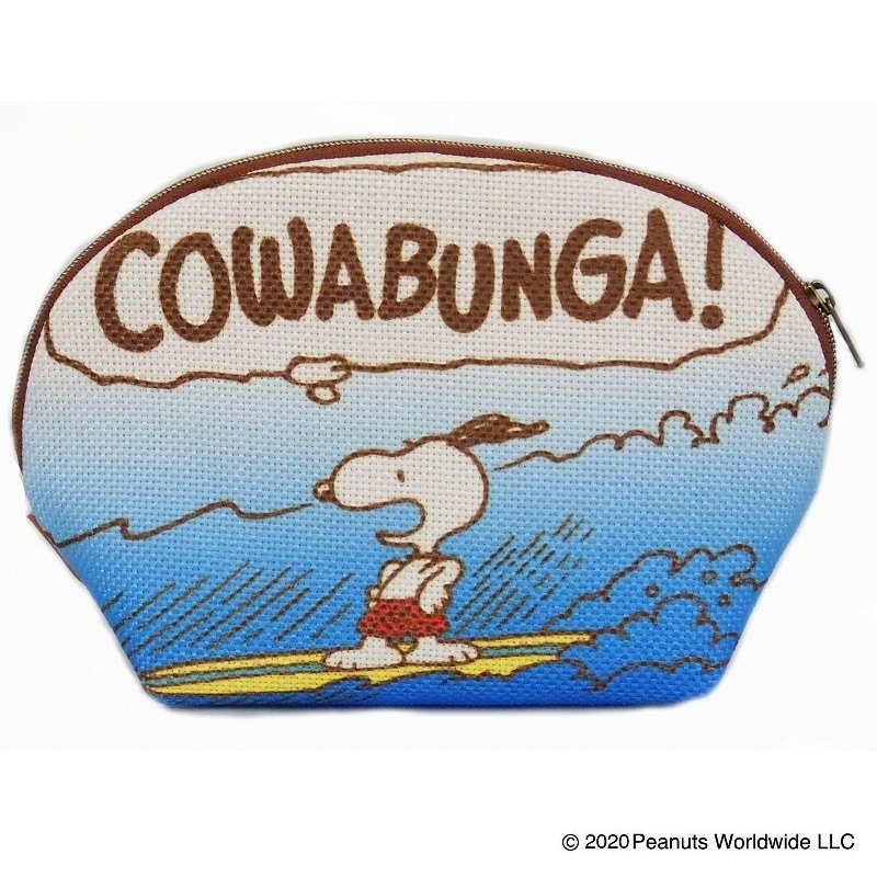 PEANUTS　スヌーピー グラデサーフ ポーチ ＢＬ