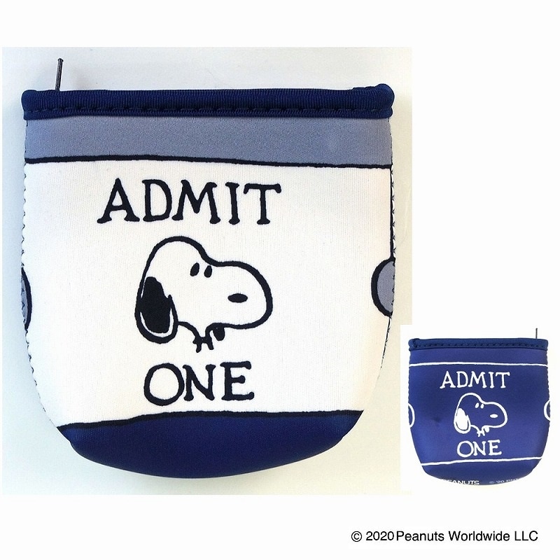 PEANUTS　エキスパンド ミニポーチ スヌーピー チケット