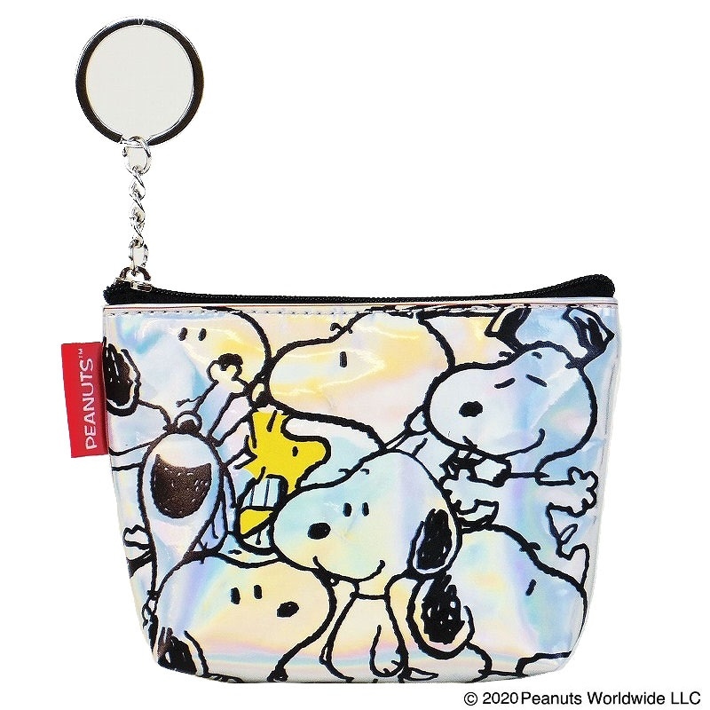 PEANUTS　スヌーピー キラキラポーチキーリング ＷＨ