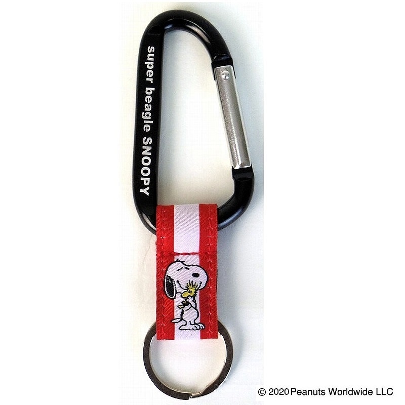 PEANUTS　カラビナリング スヌーピー ハグ